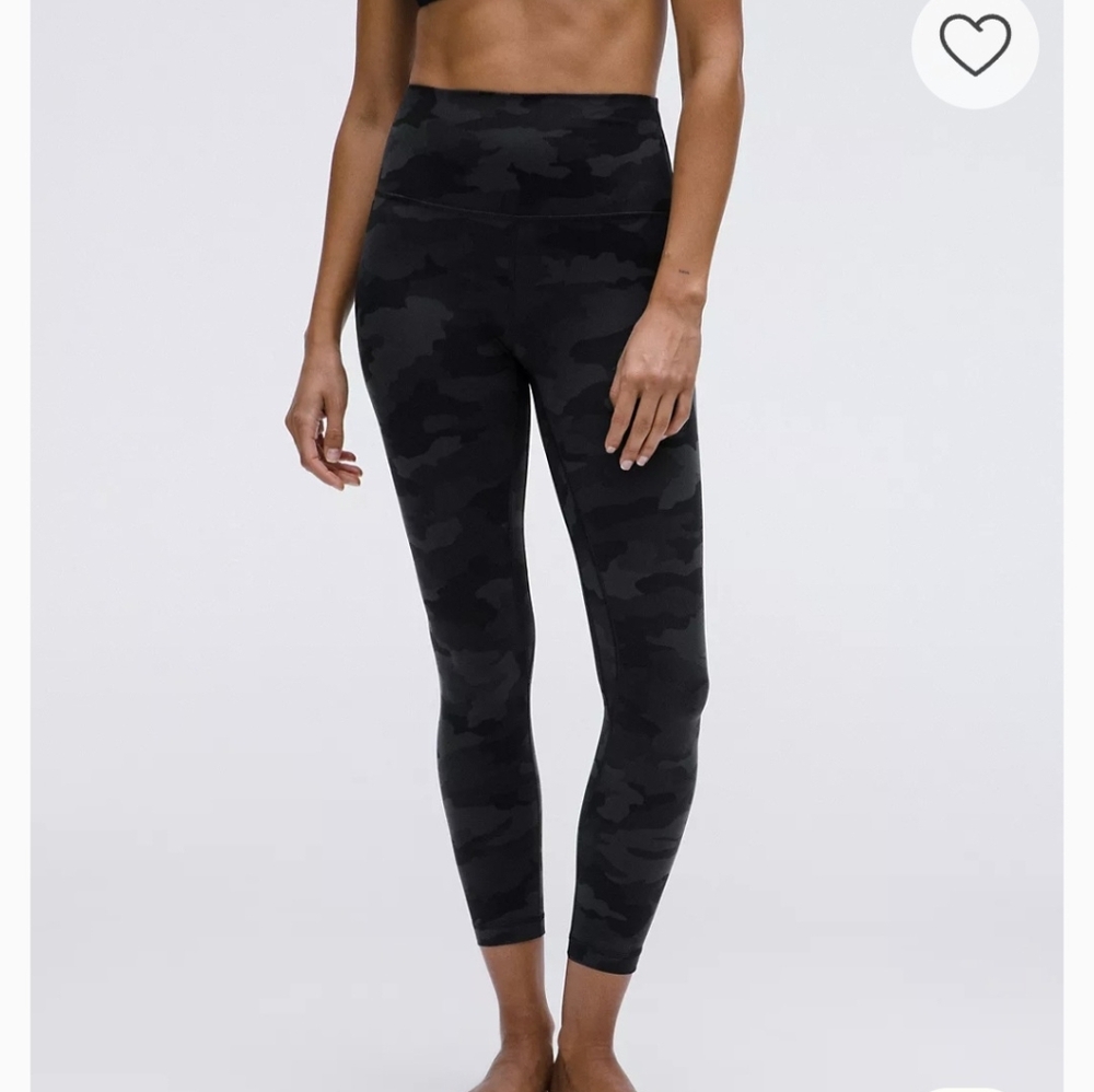 Lululemon Align High-Rise Pant 25" Camo Size 6